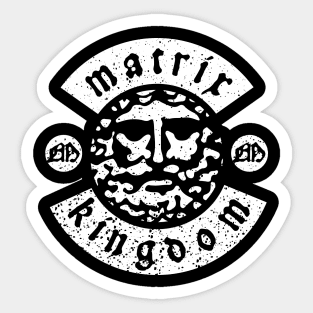 Matrix Kingdom Vintage Ancient Style Sticker